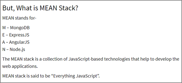 what-is-mean-stack